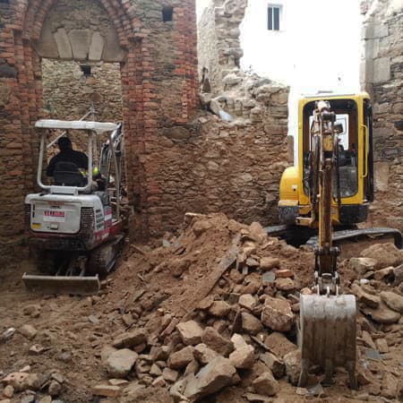 Excavaciones en zanja